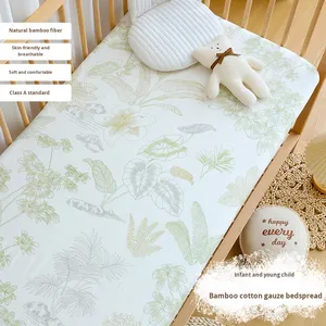 Coprimaterasso in Fibra di Bambù e Cotone per Neonati, Classe A, Sottile Estivo, per Asilo e <span class=keywords><strong>Bambini</strong></span> - Product Image 4