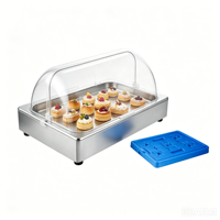 Présentoir alimentaire pour stand de restauration, support à gâteaux de mariage, vitrine réfrigérée pour aliments pour hôtel