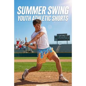 Shorts de sport pour homme personnalisés, imprimé crème glacée, séchage rapide, en mesh, pour la plage et les occasions décontractées - Product Image 5