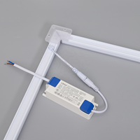 Holux – montage encastré détachable 100lm/w 120lm/w lampe européenne bureau 3cct 36w 40w panneau Led rétro-éclairé 595 cadre lumineux linéaire