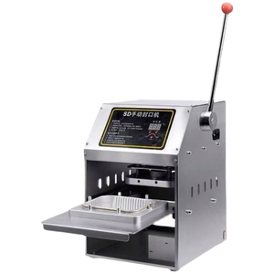 เครื่องซีลฟิล์มแบบกดมือสำหรับบรรจุภัณฑ์อาหารกลางวันแบบกล่องอะลูมิเนียมฟอยล์กึ่งอัตโนมัติ Yunqingtech สำหรับใช้ในเชิงพาณิชย์ - Product Image 1