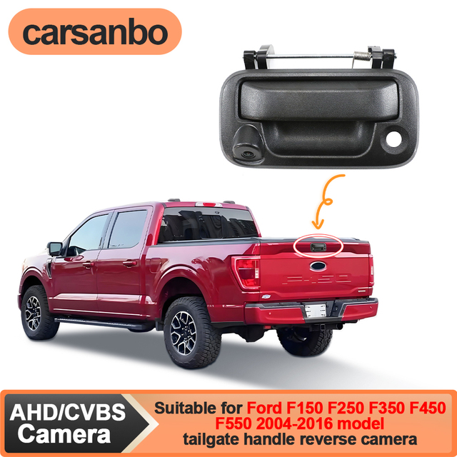 AHD 1080P Tailgate Handle Backup Reverse Camera for Ford F150 F250 F350 F450 F550 2004-2016