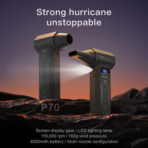 พัดลมเป่าลมแบบพกพา ดีไซน์ใหม่ รุ่นมินิ ใช้ไฟฟ้า แรงดันลมสูง 3 ระดับ ไร้สาย พัดลมเทอร์โบ - Product Image 2