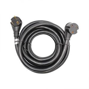 30 <span class=keywords><strong>amp</strong></span> TT-30P 30A प्लग 3 तार 10 गेज 10/3 भारी शुल्क आर. वी. शक्ति एक्स्टेंशन कॉर्ड - Product Image 1