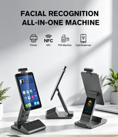 Mesin POS Android Layar Sentuh 10.1" All in One, Terminal POS, Mesin Kasir, Sistem Point of Sale Ritel, NFC, Pengenal Wajah