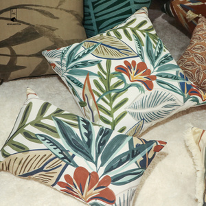 <span class=keywords><strong>Housse</strong></span> de <span class=keywords><strong>coussin</strong></span> d'extérieur imperméable 50x30, imprimé plantes tropicales, résistante aux UV, pour canapé de jardin, chaise, décoration de patio - Product Image 6