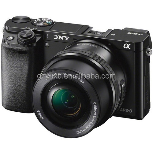 Used A6000 Mirrorless Camera with 16-50mm OSS Lens Kit 24.3MP APS C Sensor Fast Hybrid AF 11fps Burst WiFi NFC