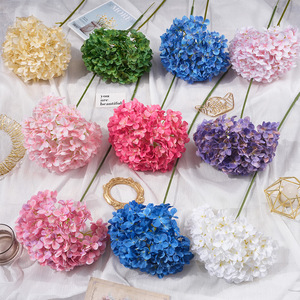 Anna - Ramo de Flores Artificiales de Hortensia 3D, Decoración para Bodas, Adorno para Sala de Estar, Flor de Plástico Moldeada por Inyección - Product Image 1
