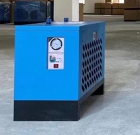 Compresseur d'air industriel à vis fixe 220V 50Hz 1,8 m³/min avec sécheur, pré-refroidisseur monophasé refroidi par air - Prix réduit