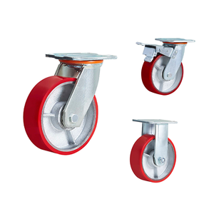 Hochleistungs-Industrie-Lenkrad 4/5/<span class=keywords><strong>6</strong></span>/8 Zoll feste Halterung Voll räder Pneumatische mechanische Handhabung räder - Product Image 6