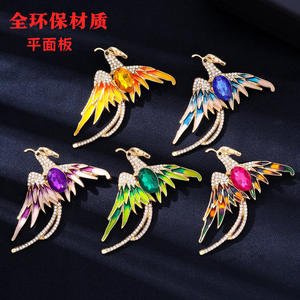 <span class=keywords><strong>Phoenix</strong></span> pha lê phục sinh thân thiện với môi sang trọng Trâm Pin mũ nón cho phụ nữ cao cấp thêu chống chói Mũ sắt cho quà tặng - Product Image 2