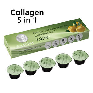 Kit de Pédicure Spa au Collagène Personnalisable <span class=keywords><strong>5</strong></span> Étapes en Boîte : Bain Purifiant, Gommage au Sucre, Masque, Sérum, Lotion de Massage pour Fournisseur de Salons - Product Image 2