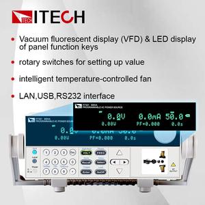 ITECH IT7321 เครื่องจ่ายไฟฟ้ากระแสสลับเฟสเดียว 300V/3A/300VA ปรับค่าได้ โปรแกรมตั้งค่าได้ แหล่งจ่ายไฟฟ้าความถี่แปรผันแบบเชิงเส้น - Product Image 2