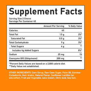 High Grade Natural CoQ10 Softgels Tropical Fruit Flavor Coenzyme Q10 Softgels Brain Health Support <b>Supplement</b> Boost Immunity - Product Image 2