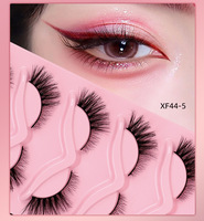 Vente en gros 5 paires de cils de vison 3D Faux cils de vison naturel Volume dramatique Faux cils Extension Faux Cils
