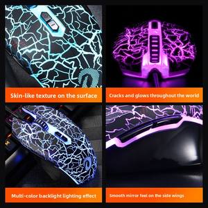 Dareu EM915 Bedrade gamingmuis E-sportmuis Laptop Macroprogrammering Op gameniveau aangepaste motor Cool Black Edition - Product Image 5