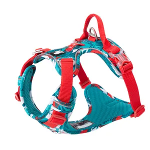 Adjustable Soft Padded Colorful New Design Dog Harness Safety Harnesses Backpack Dog Harness