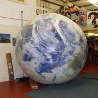 Énorme globe gonflable/globe de terre gonflable personnalisé/ballon gonflable de carte du monde