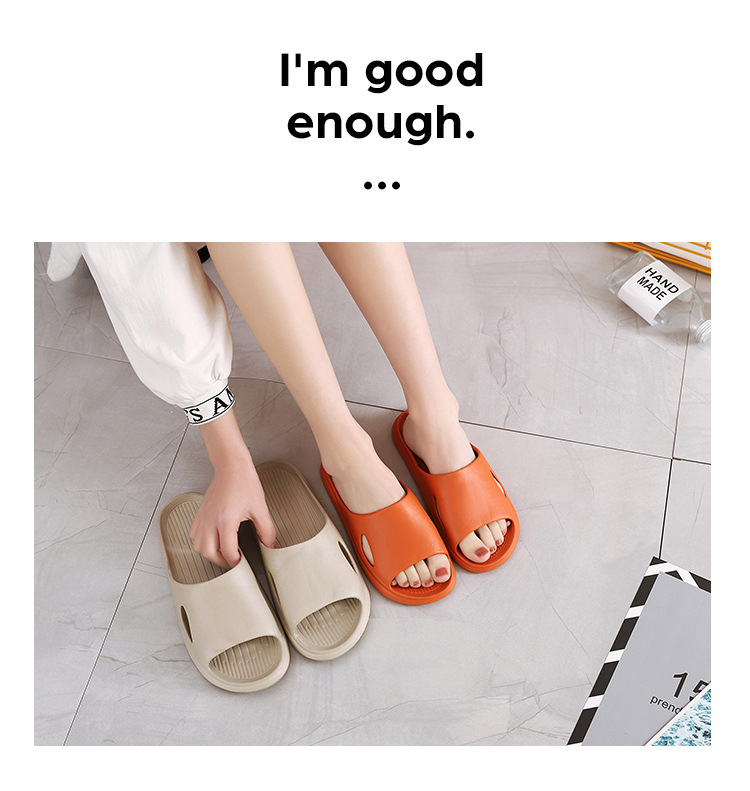 Custom Logo Bathroom Slides Anti-slip Women Men EVA Foam Slippers House Shoes