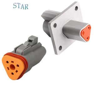 <span class=keywords><strong>2</strong></span>/3/4/6/8/12 Pin DEUTSCH erkek dişi konnektör DT04-3P-L012 su geçirmez Plug-In sabit flanş DT06-3S - Product Image 1