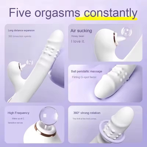 Vibrateur électrique télescopique entièrement automatique USB à conversion de fréquence pour la masturbation féminine Top SeToys - Product Image 3