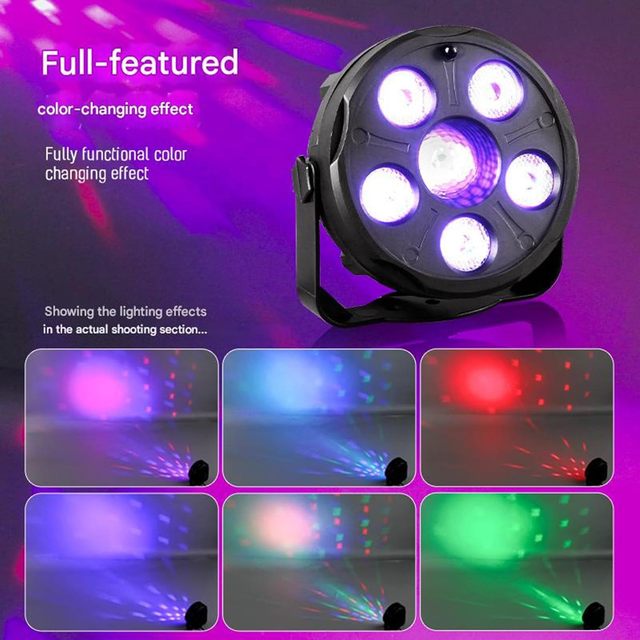 6 LEDs Mini Flat Par Light