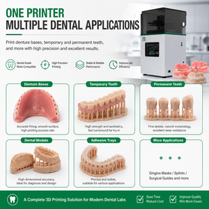 Impresora 3D LCD Profesional de Alta Gama Industrial para Odontología, con Nivelación Automática, para Laboratorio Dental, Impresión de Bases de Prótesis Dentales y Dientes Temporales - Product Image 3