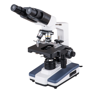 電子光学40X-1600X連続増幅双眼ヘッド顕微鏡OEMラボ機器高解像度LEDワイドフィールド - Product Image 1
