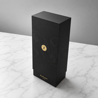 Boîte cadeau en papier rigide personnalisée, boîte d'emballage de luxe à tiroir spécialement conçue pour les cosmétiques et les flacons de parfum de forme spéciale
