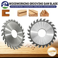 Industrielles Hochfrequenz-Geschweißtes Wolfram-TCT-Hartmetall-Kreissägeblatt 130mm 24T für Nutenfräsen und Holzbearbeitung