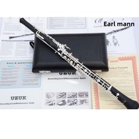 EarlMann Professional C-key Oboe by Activity-Ilman Musical Instrument Factory Made of Wood High-grade Professional Suitcase
