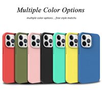 Étuis mobiles écologiques recyclés en paille de blé 100% étui de téléphone biodégradable biodégradable pour iPhone 15 Pro Max housse en TPU