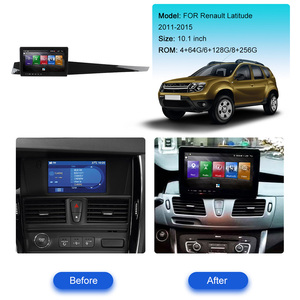 10.1 pollici Carplay per <span class=keywords><strong>Renault</strong></span> Latitude 2011-2015 Android 13 Auto senza fili autoradio GPS unità di navigazione multimediale lettore multimediale - Product Image 3