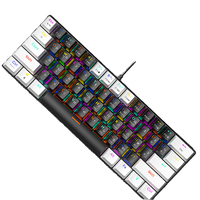 Keyboard Mekanik Berkabel BD61S 61-Tombol dengan Lampu Latar RGB LED, Antarmuka USB, Hot-Swapable, TYPE-C untuk Gaming Komputer, Desktop Baru