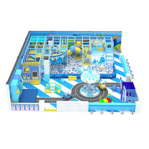 Bettaplay 210SQM Ocean, aire de jeux intérieure pour enfants sur le thème personnalisé, parc de jeux avec piscine à balles, zone de jeux avec toboggan pour centre commercial - Product Image 1