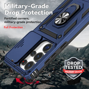 Étui de téléphone classique antichoc avec anneau de caméra coulissant, <span class=keywords><strong>support</strong></span> magnétique pour <span class=keywords><strong>voiture</strong></span>, pour <span class=keywords><strong>Samsung</strong></span> S25 Ultra S24 S23 A07 A17 A05 <span class=keywords><strong>S20</strong></span> - Product Image 6