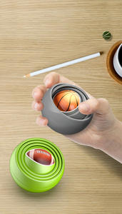 <span class=keywords><strong>2022</strong></span> nouveau multicouche rotatif 3D décompression balle Spinner Fidget Spinner Football basket-ball jeu pour enfants adultes - Product Image 4