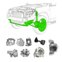 Pièces de machines agricoles en acier inoxydable et alliage d'aluminium moulées sous pression sur mesure OEM/ODM, certifiées ISO9001/TS16949, service RoHS