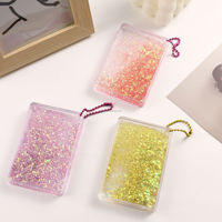 Ensemble de briques de cartes en acrylique Quicksand Gu Card Mahjong Gu Pan, briques de cartes transparentes en forme de cube de glace, pendentif