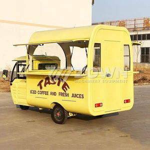 Triciclo Autónomo con Remolque de Comida, Cabina Cerrada, Carrito Móvil de Venta de Comida - Product Image 3