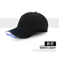 Gorra de béisbol con luces LED de colores para correr al aire libre, gorras de vaquero de nuevo diseño personalizadas al por mayor