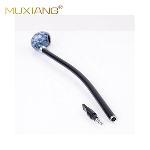 High Quality Long <strong>Stem</strong> Bent Tobacco <strong>Pipe</strong> Handmade Bakelite Resin Smoking <strong>Pipe</strong> - Product Image 5