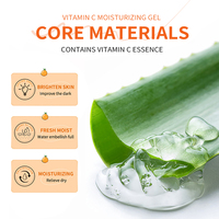 Gel d'aloe vera biologique à 99% pour le visage, le corps et les mains, hydratant, correcteur de pigmentation, blanchissant, sans sulfate, vitamine C, collagène