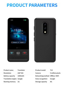 <span class=keywords><strong>Traduttore</strong></span> AI <span class=keywords><strong>Mini</strong></span> Intelligente con Schermo IPS, 160 Lingue, <span class=keywords><strong>Portatile</strong></span>, Traduzione Offline in Tempo Reale, Traduzione Istantanea di Voce e Foto - Product Image 6