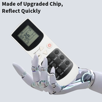 YKR-Q/002E pour télécommande de climatiseur AUX compatible avec les climatiseurs AUX RC-F23HN RC-F27HN RC-F37HN RC-F57HN RC-F76HN RC-F86HN