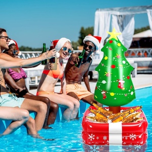 Refroidisseur de boissons gonflable en PVC en forme de sapin de Noël 25*50 pouces pour décoration de fête d'anniversaire, bar de service et conteneur alimentaire - Product Image 6