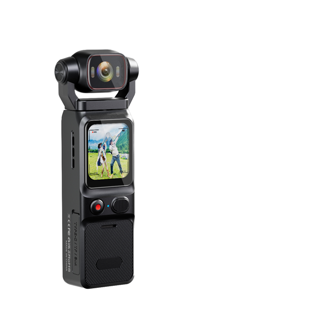 Wifi CMOS H.265 Mini Action Camera 4K HD 1080P Pocket Camcorder 1.3'' LCD Screen 270 Degrees Rotatable Motion