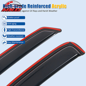 For Dodge Dakota 97-04 Standard Cab <b>Window</b> Visors In-Channel Rain <b>Shade</b> 2PCS - Product Image 4