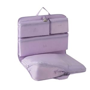 Sac de rangement suspendu multi-compartiments en polyester avec fermeture éclair et poche pour vêtements quotidiens, idéal pour les voyages et les bagages - Product Image 5