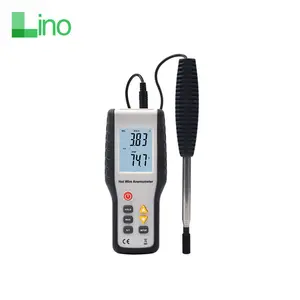 LN HT-9829 taşınabilir dijital rüzgar hızı anemometre hava akış ölçer test cihazları